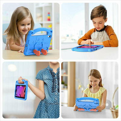 Dux Ducis Panda Umschlag Rückseite Silikon für Kinder Blau (iPad mini 2021)