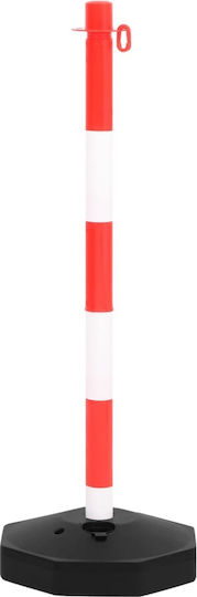 vidaXL Малък Пост За Пътна Сигнализация От Пластмаса 4 Бройки