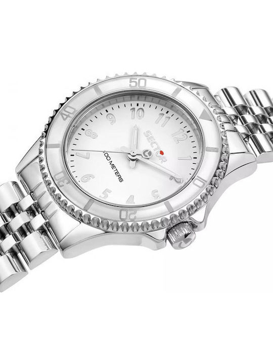 Sector 230 Damen Uhr mit Silber Metallarmband
