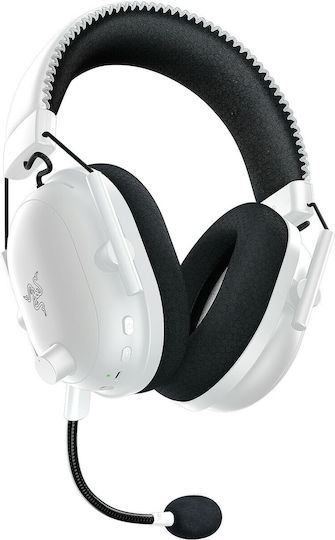 Razer BlackShark V2 Pro Ασύρματο Over Ear Gaming Headset με σύνδεση USB Λευκό