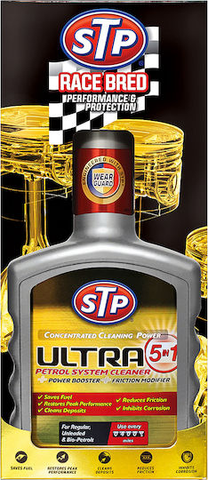 STP Ultra 5in1 Petrol System Cleaner Πρόσθετο Βελτιωτικό Καυσίμου Αυτοκινήτου 400ml
