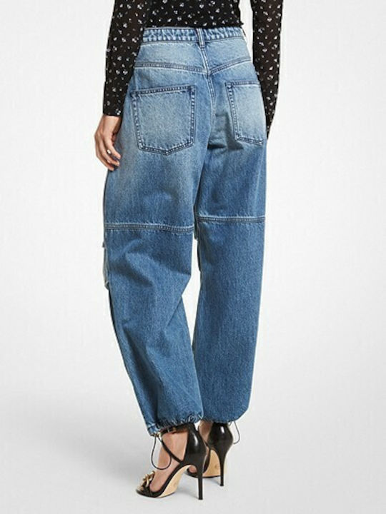 Hoch tailliert Damenjeans