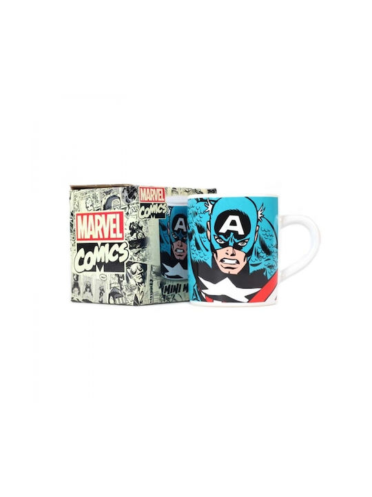 Half Moon Bay Captain America Mini Mug Cană Ceramică Albastru 110ml MINMMV01 1buc