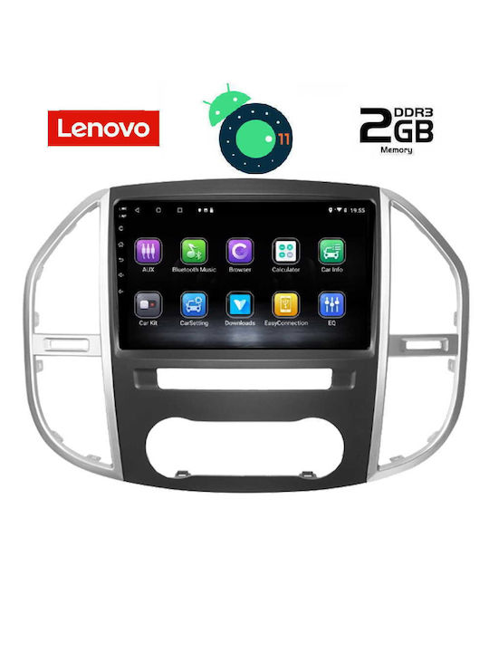 Lenovo Sistem Audio Auto pentru Mercedes-Benz Vito / Viano / Sprinter Audi A7 2015 (Bluetooth/USB/AUX/WiFi/GPS/Apple-Carplay/Partitură) cu Ecran Tactil 10.1" DIQ_LVB_4429
