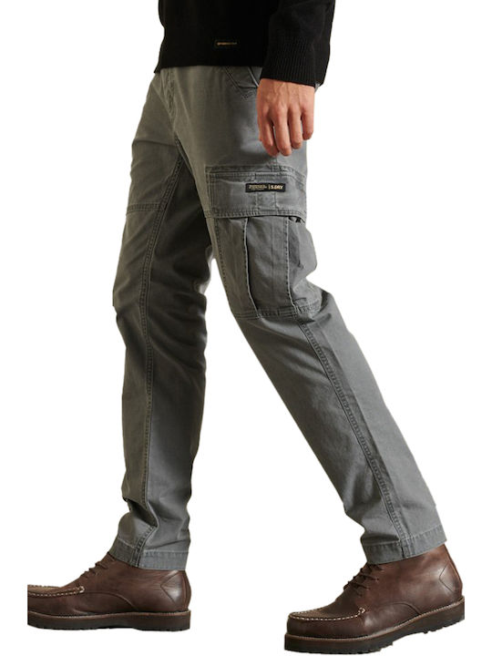 Trousers Cargo Elastic in Regular Fit Gray