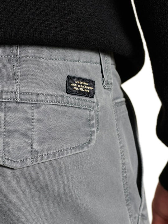 Trousers Cargo Elastic in Regular Fit Gray