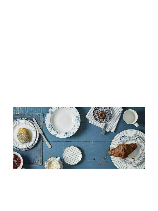 Laura Ashley Blueprints Servierplatte aus Porzellan China Rose mit Durchmesser 30cm 1Stück