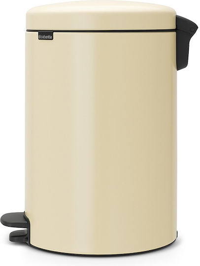 Brabantia New Icon Μεταλλικό Καλαθάκι Μπάνιου 20lt Soft Beige Brabantia New Icon Μεταλλικό Καλαθάκι Μπάνιου 20lt Soft Beige