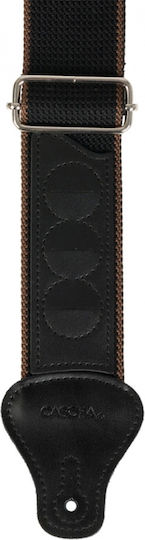 Cascha HH-2259 Ζώνη για Κιθάρα Μαύρη