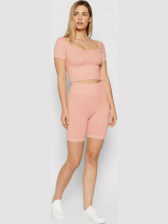Women's Bike Legging High Waisted Pink