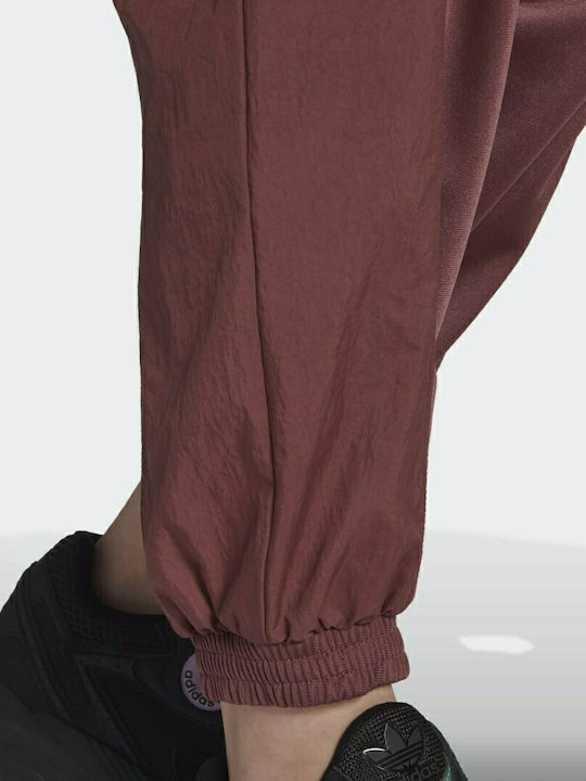 Adicolor High Waist Sweatpants Jogger Quiet Crimson