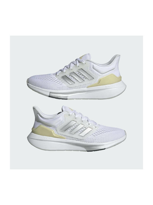 EQ21 Run Sport Shoes Running Cloud White / Matte Silver / Sandy Beige Met