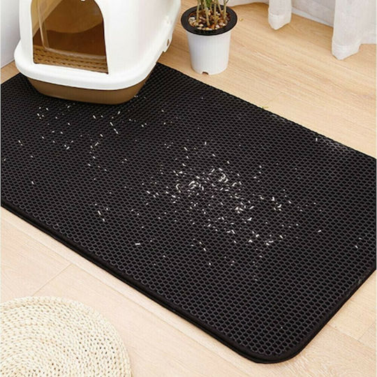 Pawise Litter Trapper Mat Black Mat Cat Toilet 60x45cm 1pcs Medium 60x45cm