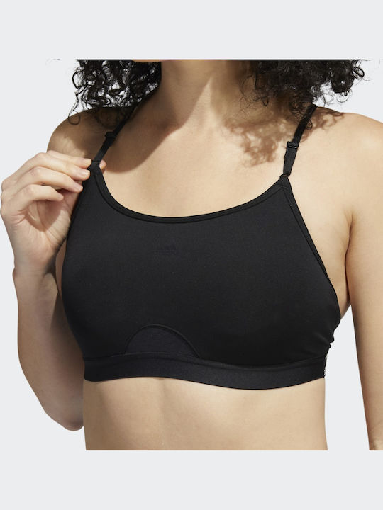 Performance Women's Sports Bra without Padding Black
