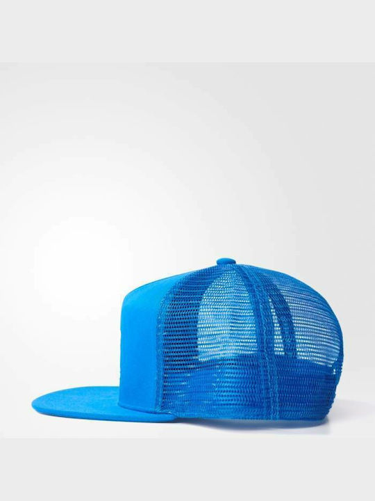 Adidas Trefoil Men's Snapback Trucker Cap Blue