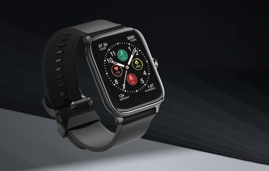 Haylou GST 43mm Smartwatch με Παλμογράφο (Μαύρο)
