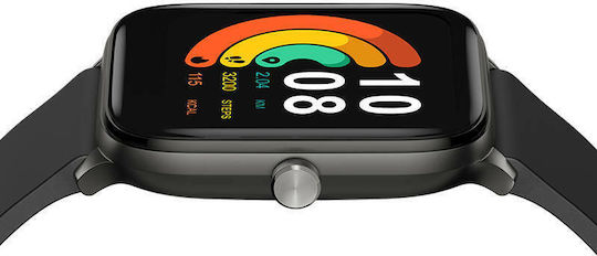 Haylou GST 43mm Smartwatch με Παλμογράφο (Μαύρο)
