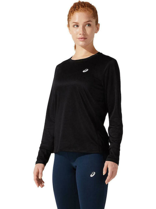 Damen Bluse Langärmelig Schwarz