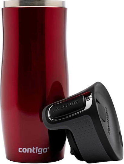 Contigo West Loop Ποτήρι Θερμός Ανοξείδωτο BPA Free 470ml Red με Επιστόμιο