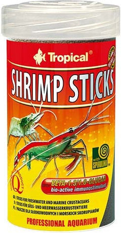Tropical Fischfutter für Garnelen mit Spirulina 100ml