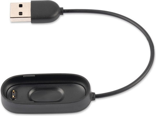 Зарядно за Mi Band 3/Mi Smart Band 4 - Ми Банд 3/Ми Смарт Банд 4 Черен