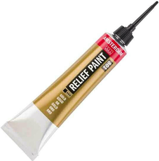 Royal Talens Relief Paint Decorfin Craft Paste Gold Outline for Wood, Porcelain and Glass Νο801 20ml