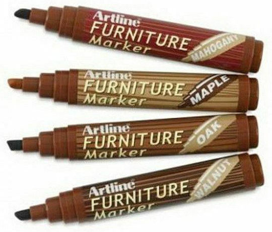 Artline Furniture Marker EK-95 Marker Brown Permanent Repair for Wood Furniture Oak 2.0-5.0mm