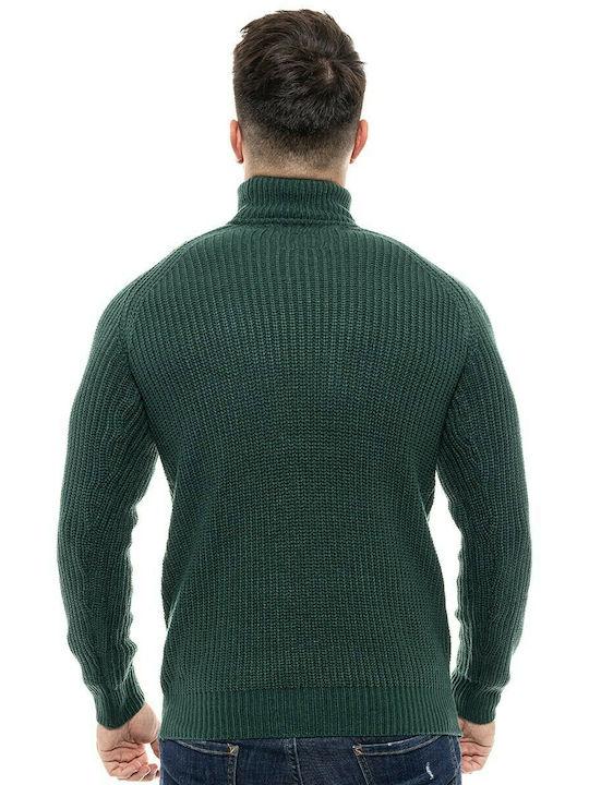 Smart & Co Knitted turtleneck 46-201-001 Green