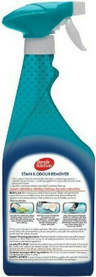 Simple Solution Stain & Odour Remover Spray pentru Curăţarea Spaţiului Câine 750ml 032365