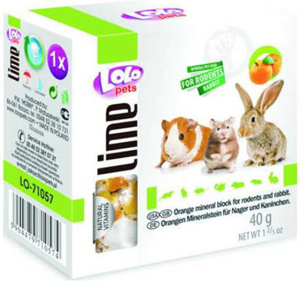 Lolo Pets Πέτρα Τρωκτικών με Πορτοκάλι 40gr