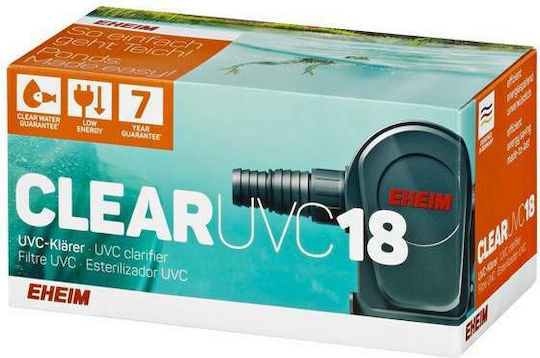 Eheim Aquarium Technical Equipment Clearuvc-18 Water Sterilization and Anti-algae System
