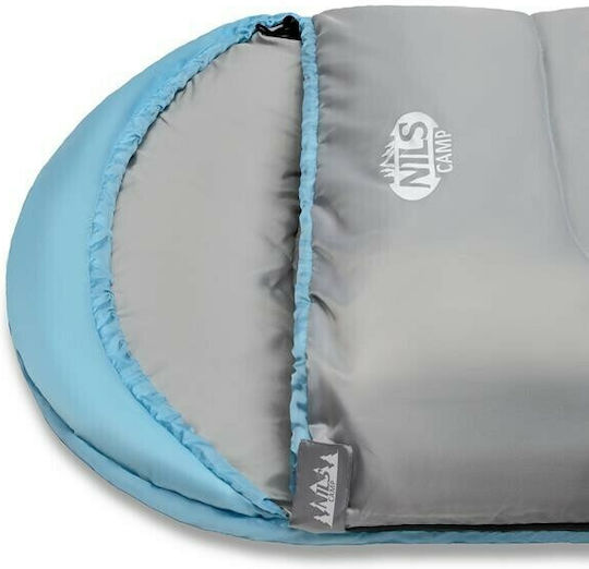 Nils Sleeping Bag Single Summer NC2008 Size Μ Grey-Mint