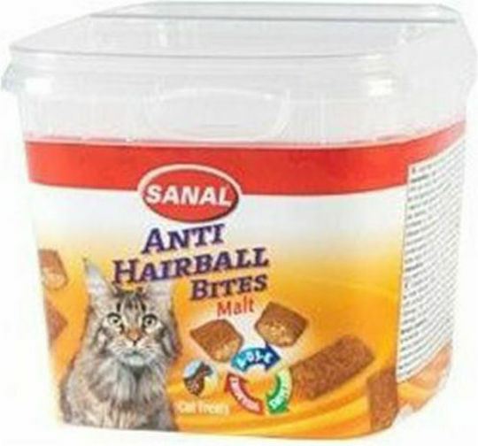 Sanal Anti Hairball Bites Λιχουδιές για Ενήλικες Γάτες 75gr