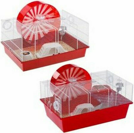 Ferplast Coney Island Nagetierkäfig Hamsterkäfig 50x35x25cm