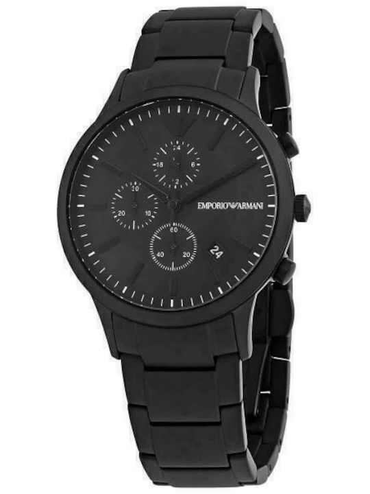 Emporio Armani Renato Ανδρικό Ρολόι 43mm Χρονογράφος Μπαταρίας με