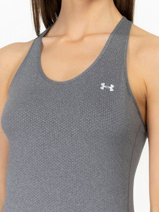 HeatGear Racer Women's Summer Sleeveless Gray Blouse