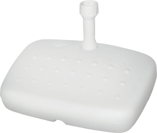 Adriatic 50/D Umbrella Base Water - Sand Plastic 19-33mm 24lt Rectangular White