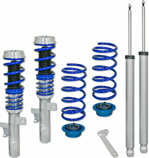 JOM Blueline Σετ Αναρτήσεις 4τμχ για Ford Focus 2004-2010 Ρυθμιζόμενες