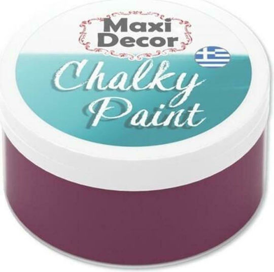 Maxi Decor Chalky Paint Χρώμα Κιμωλίας 602 Μούρο Μούρο Μωβ 100ml CHP-602