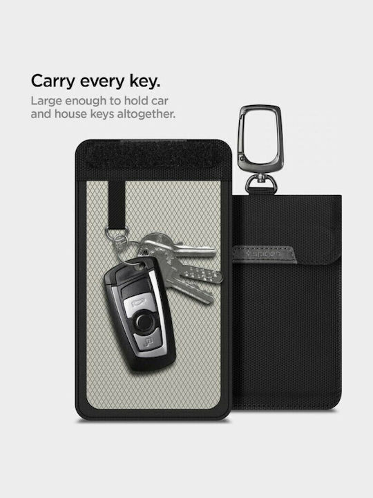Spigen Κλειδοθήκη από Μέταλλο Μαύρη