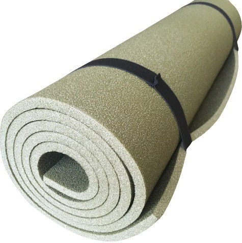 Mil-Tec Foam Single Camping Sleeping Mat 190x60cm Thickness 1cm Khaki