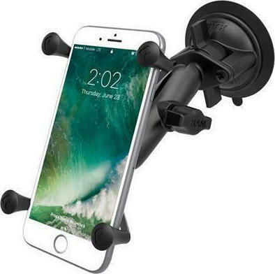 RAM Mount X-Grip Large Car Mobile Mount with Adjustable Hooks Black