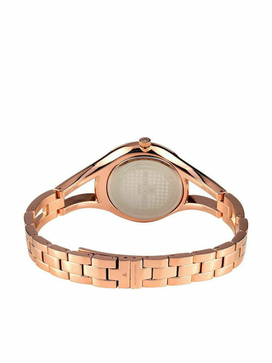 Jacques Lemans Paris Ρολόι Μπαταρίας με Μεταλλικό Μπρασελέ Jacques Lemans Paris Ρολόι Μπαταρίας με Μεταλλικό Μπρασελέ