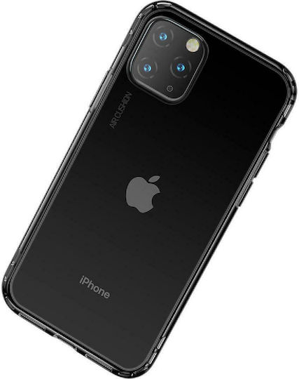 Baseus Airbag Umschlag Rückseite Silikon Schwarz (iPhone 11 Pro Max)