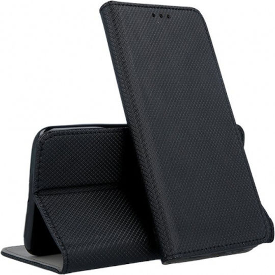 Forcell Book Δερματίνης 2mm Μαύρο (Redmi Note 8 Pro)