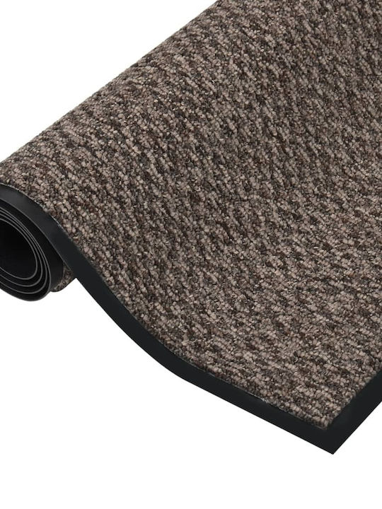 vidaXL Carpet with Non-Slip Underside Doormat Μπεζ 80x120εκ.