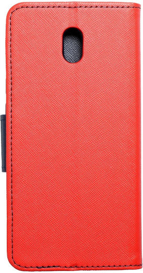Wallet Δερματίνης Κόκκινο (Redmi 8A)