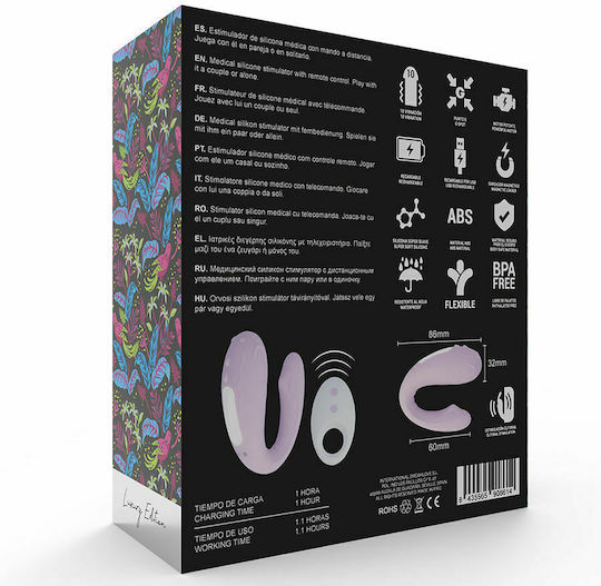 Mia Vibrator for Couples with Remote Control Rin Remote Control Partner 8.6cm Lilac