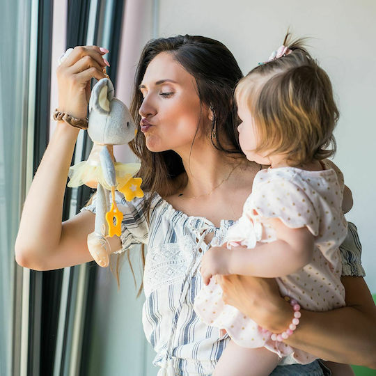 Babyono Hanging Baby Toy for Car with Teether Stella Ballerina