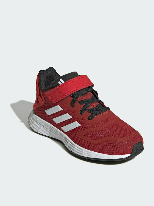 Duramo Duramo 10 El K Kids Sports Shoes Running with Hoop & Loop Closure Vivid Red / Cloud White / Core Black